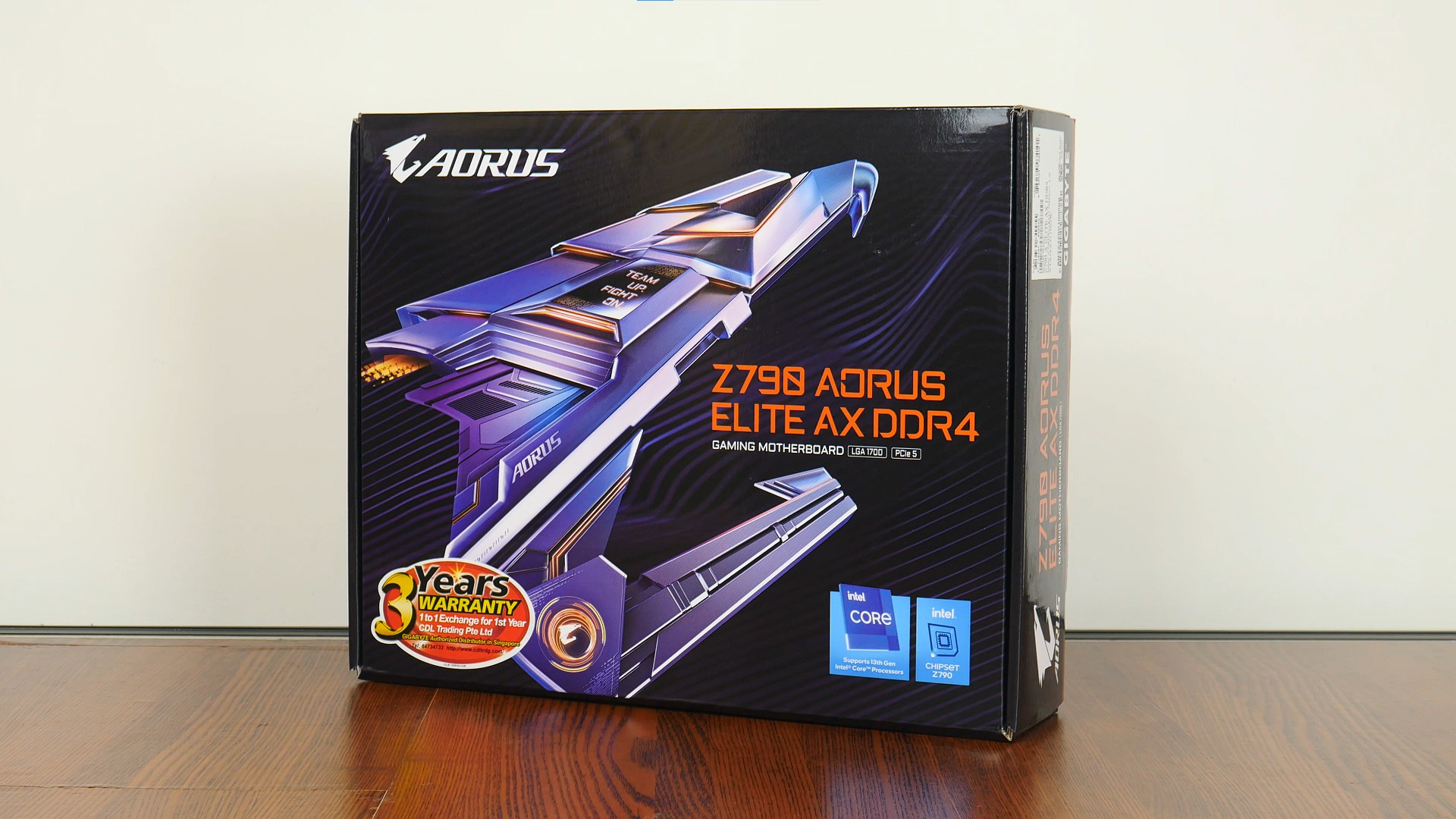 Gigabyte Z790 AORUS ELITE AX DDR4 Packaging (Front)