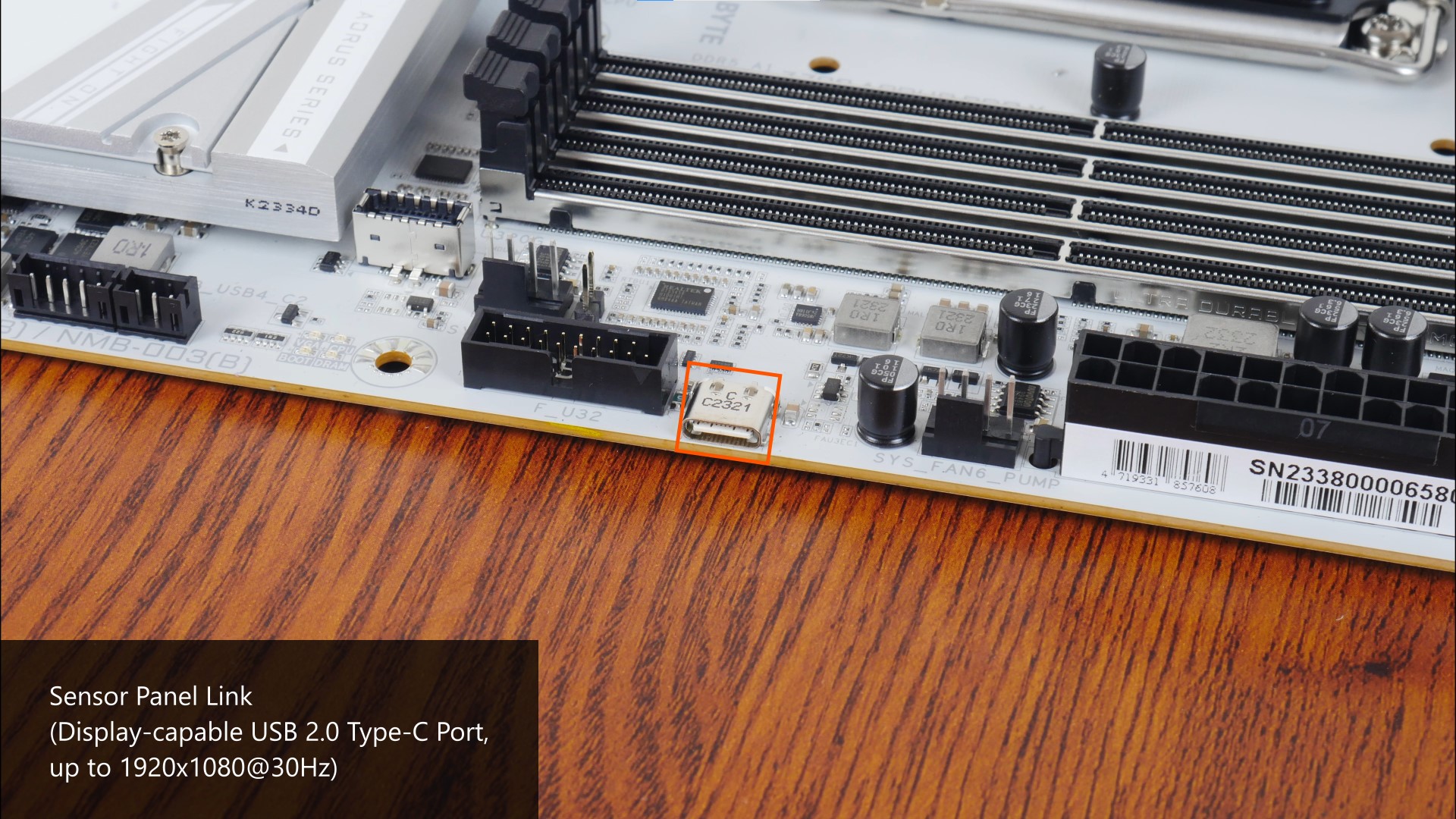 Gigabyte Z790 AORUS PRO X LGA1700 Sensor Panel Link (2)