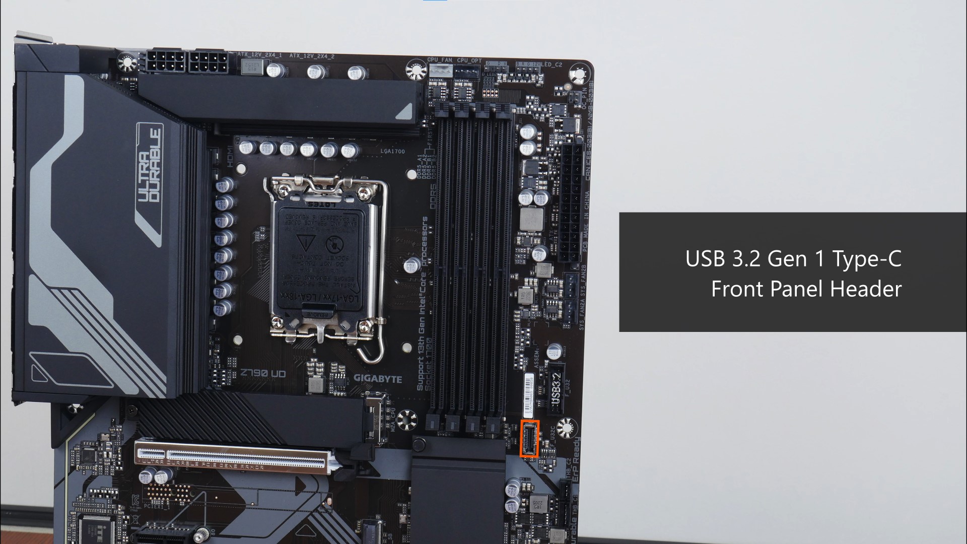 Gigabyte Z790 UD FP USB 3.2 Gen 1 Type-C