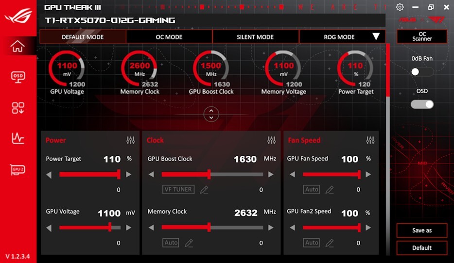ASUS GPU TWEAK III T1 Edition