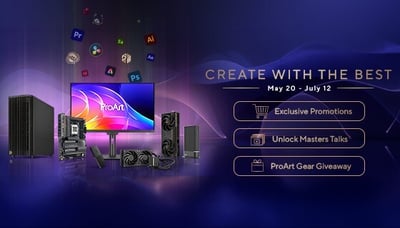In The News:&nbsp;ASUS ProArt Launches Worldwide 
