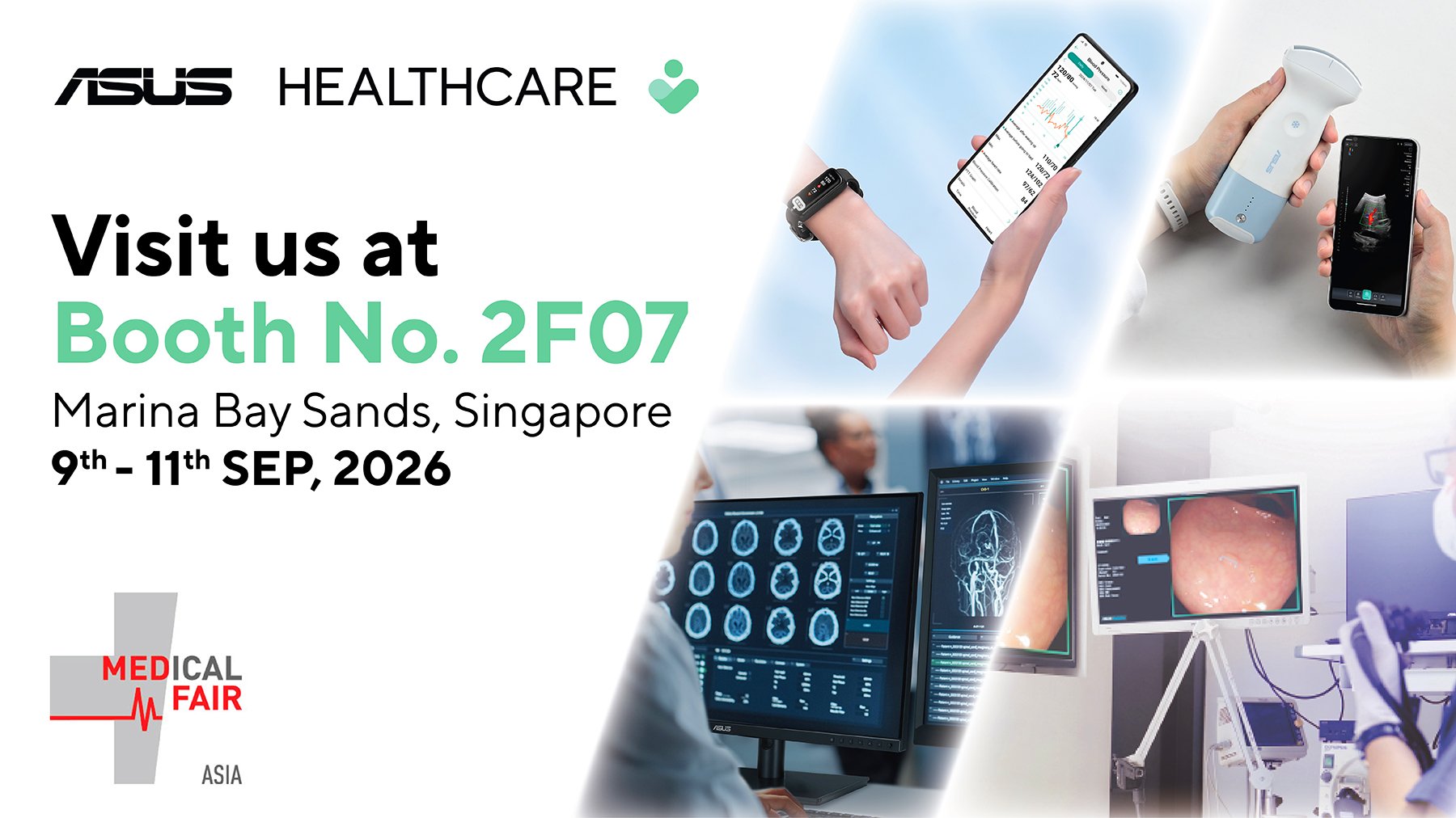 ASUS Medical Fair Asia 2026 Banner