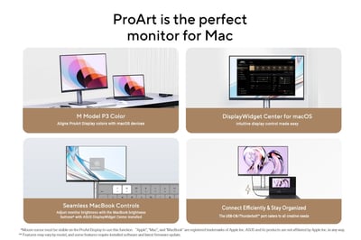 In The News:&nbsp;ASUS Unveils Mac-Friendly Features on ProArt Displays to Enhance Workflows