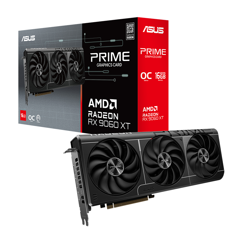 ASUS Prime Radeon RX 9060 XT 16GB GDDR6 OC Edition