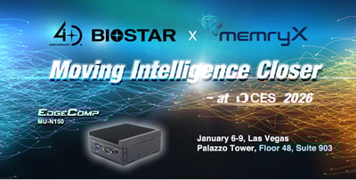 In The News: BIOSTAR and MemryX&nbsp;Showcase Advanced Edge AI Solutions at CES 2026