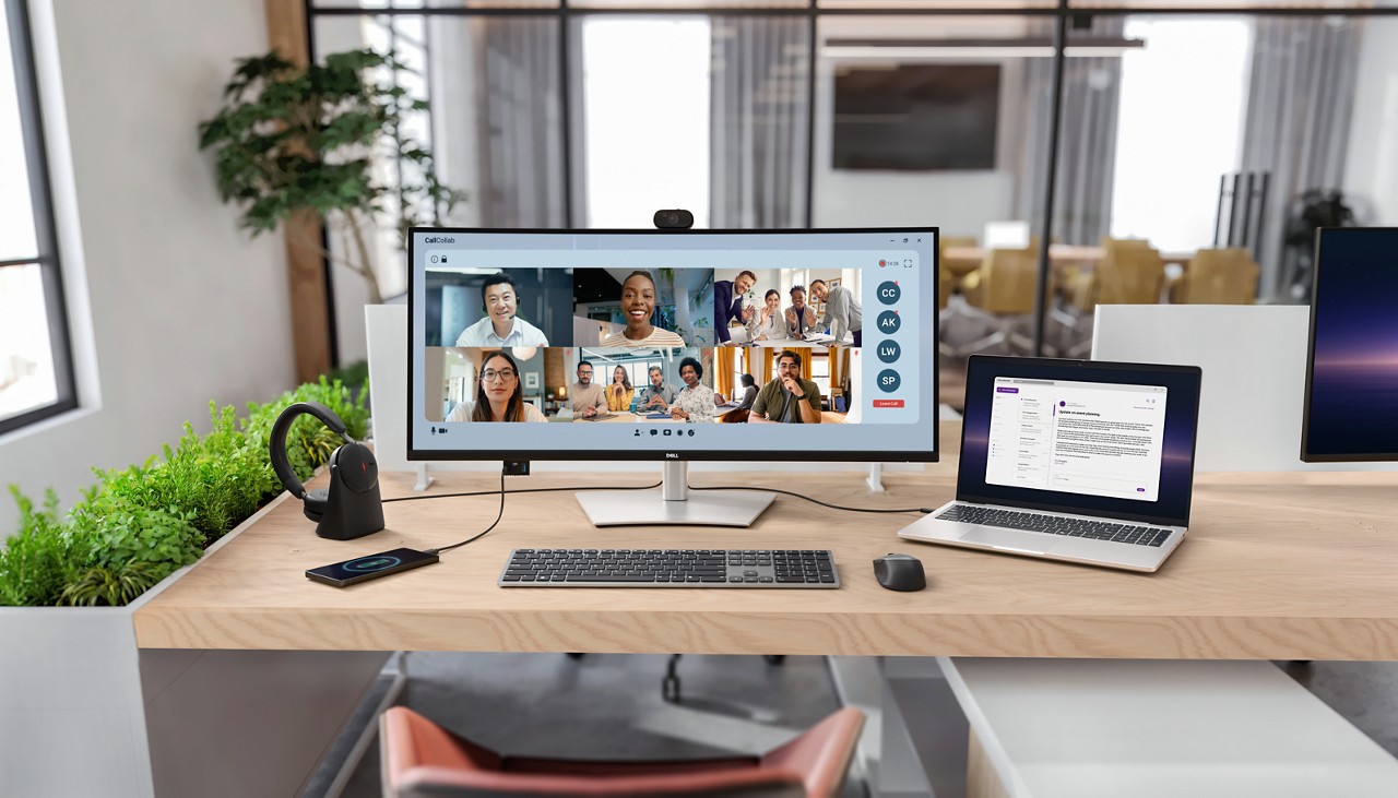 Dell Pro P 34 USB-C Hub Webcam Monitor