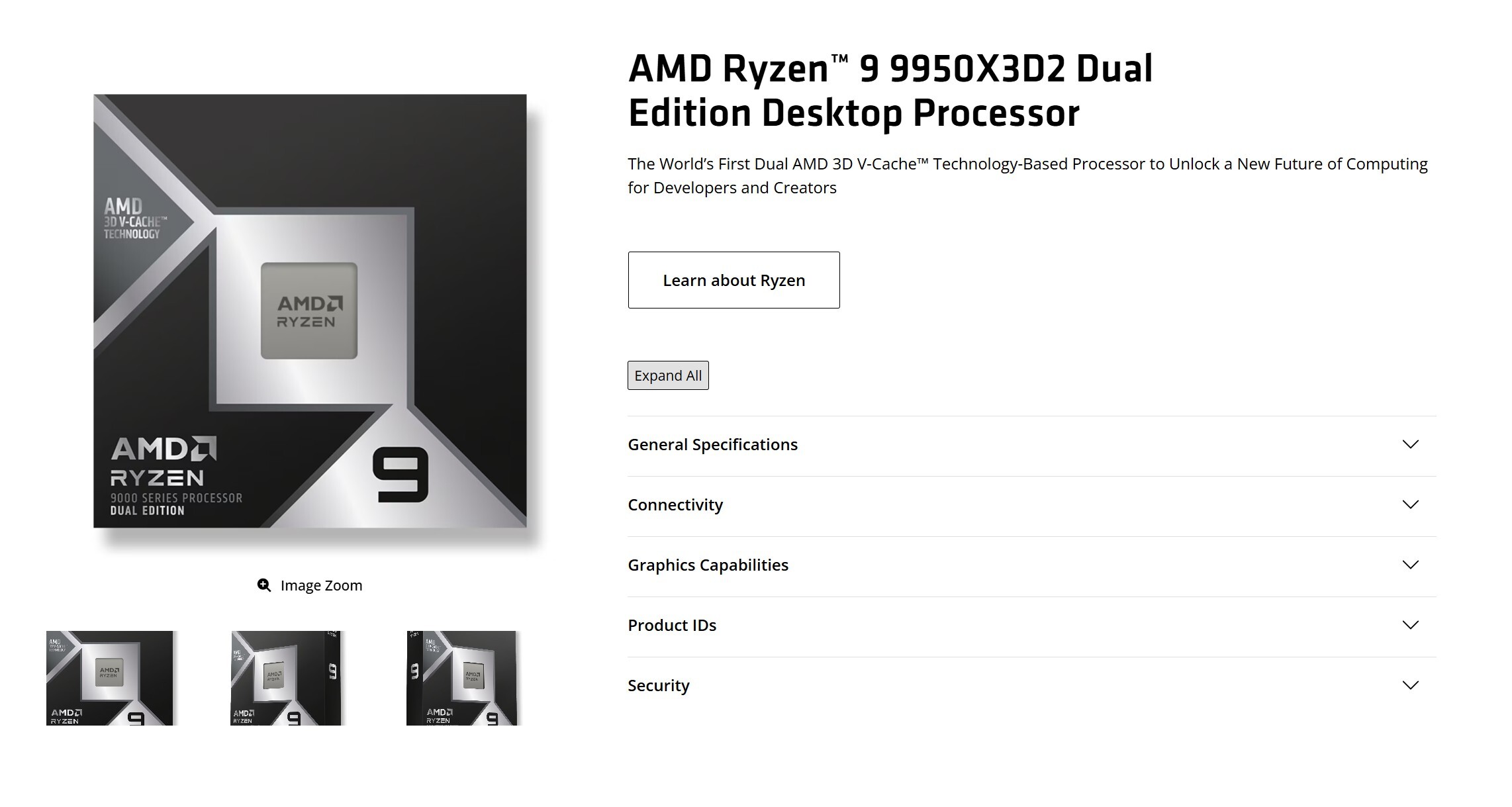 AMD Ryzen 9 9950X3D2