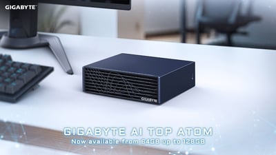 In The News:&nbsp;GIGABYTE Announces 64GB Unified Memory Version of its AI TOP ATOM AI Supercomputer