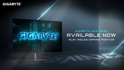 In The News: GIGABYTE Announces Availability of 27” QHD 240Hz WOLED Gaming Monitor for Competitive Play