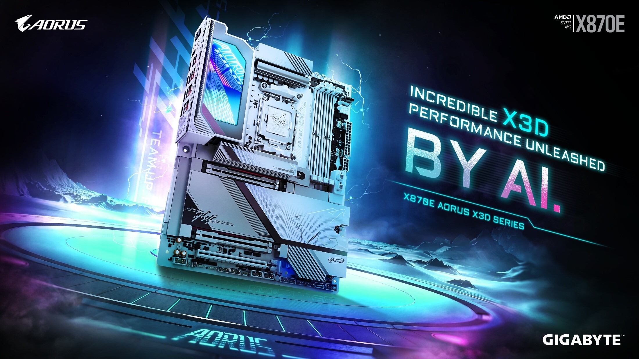 Gigabyte X870E AORUS X3D Line-up