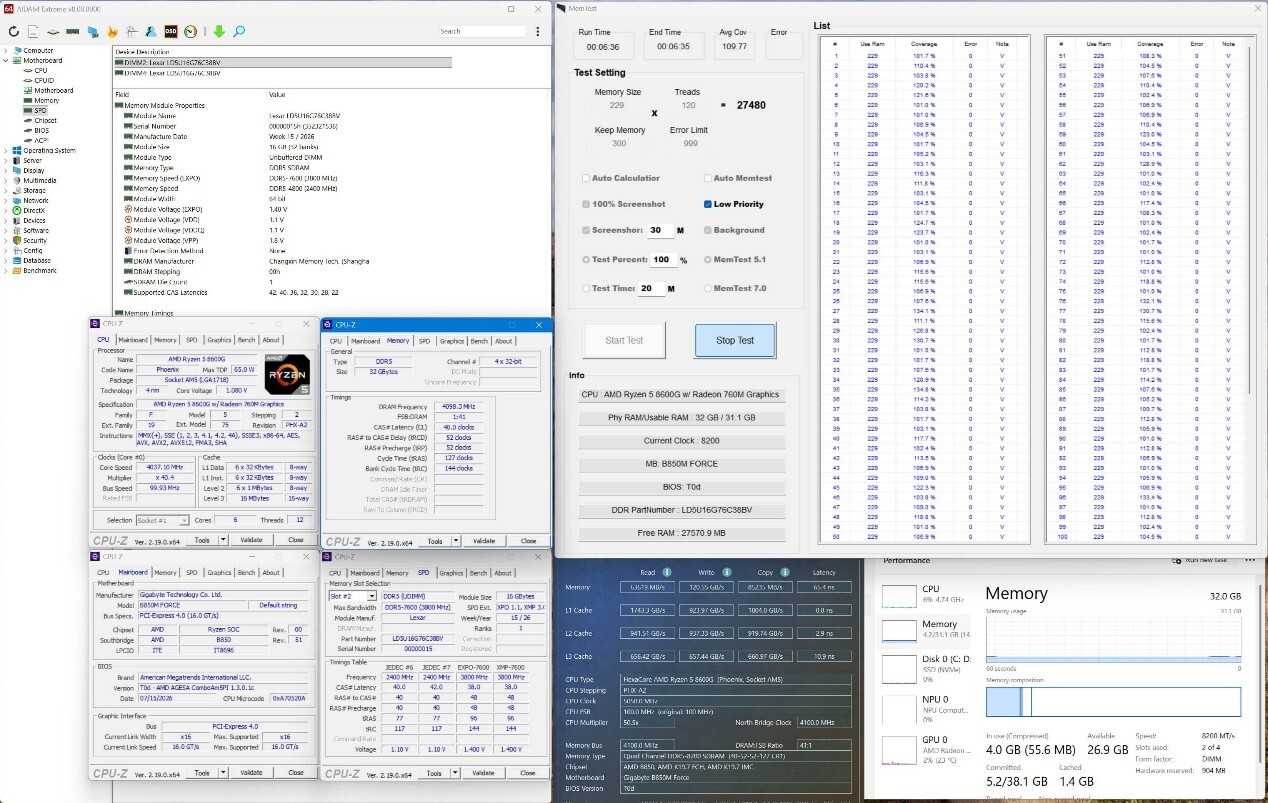 Gigabyte CXMT DDR5 Support