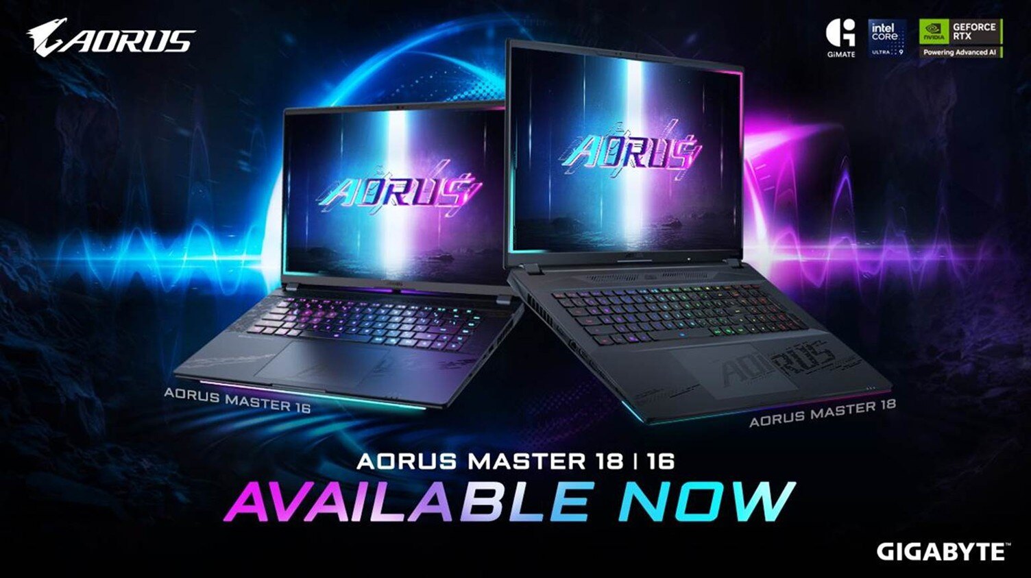 Gigabyte AORUS MASTER 18 & AORUS MASTER 16
