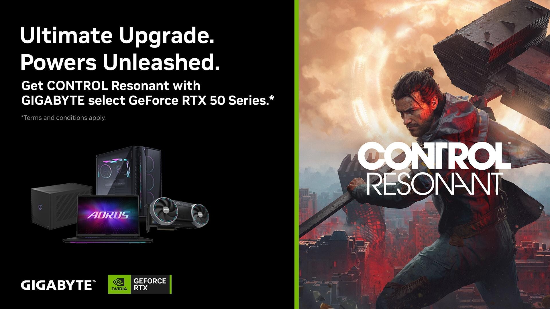 Gigabyte x NVIDIA CONTROL Resonant Collaboration