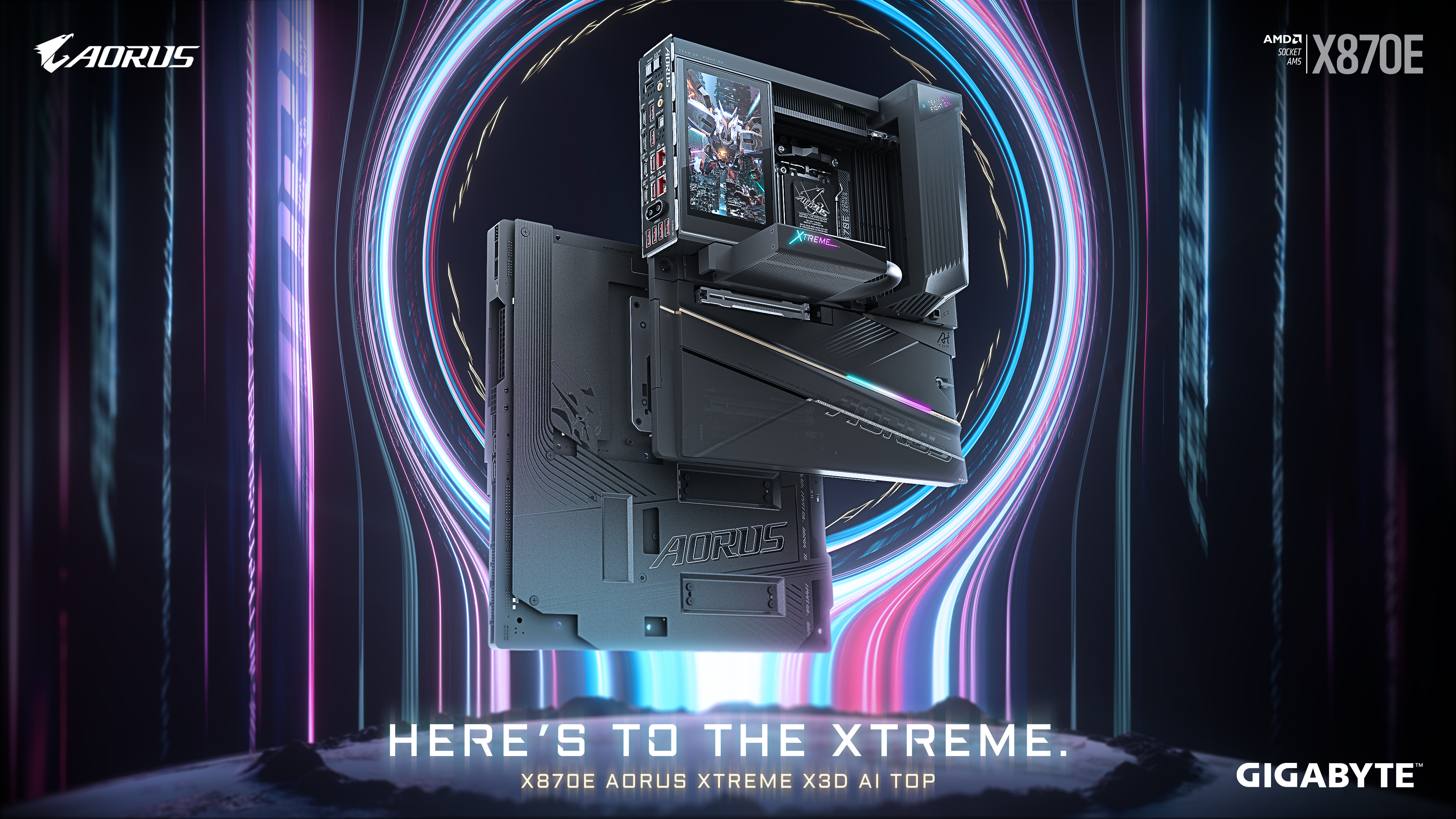 Gigabyte X870E AORUS XTREME X3D AI TOP Banner