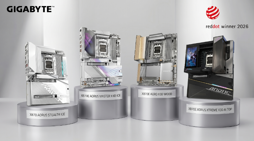 Gigabyte Red Dot Design Awards 2026