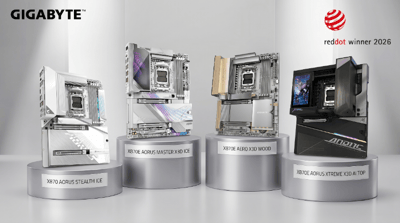 In The News:&nbsp;Gigabyte Motherboards Recognised with 2026 Red Dot Design Honors