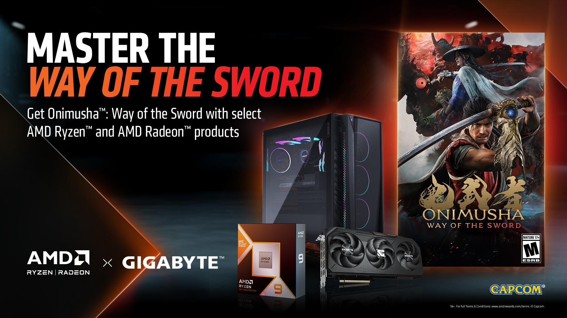 AMD x Gigabyte Onimusha Way of the Sword