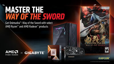 In The News:&nbsp;Gigabyte Partners with AMD to Bring 'Onimusha: Way of the Sword' Game Bundle to Gamers