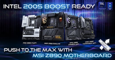 In The News: MSI Announces Intel 200S Boost Technology Support for its Intel Z890 Motherboards