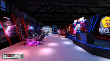 MSI 40th Anniversary Exhibition eSports Arena