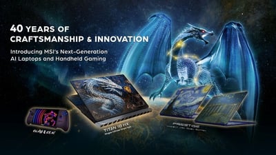In The News:&nbsp;MSI Debuts Claw 8 EX AI+ Handheld with Intel Arc G3 Extreme and Titan 18 HX Dragon Edition Draco Epic at COMPUTEX 2026