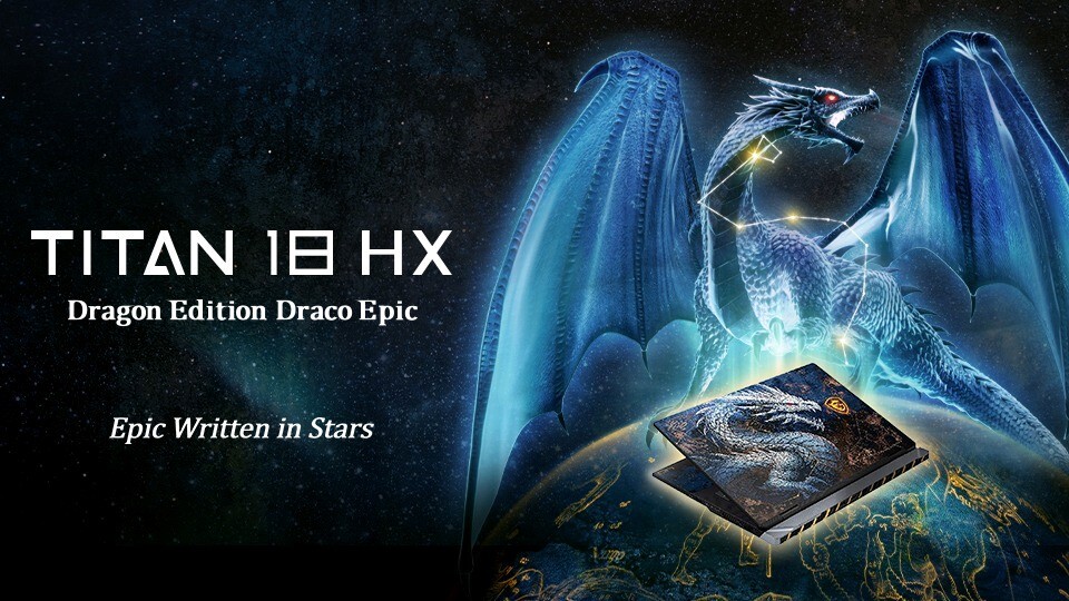 MSI Titan 18 HX Dragon Edition Draco Epic
