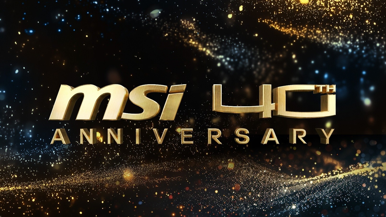 MSI 40th Anniversary Banner