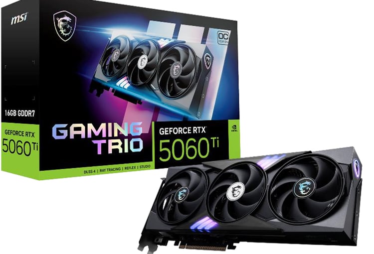 MSI GeForce RTX 5060 Ti 16G GAMING TRIO OC