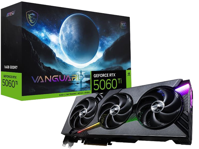 MSI GeForce RTX 5060 Ti 16G VANGUARD SOC