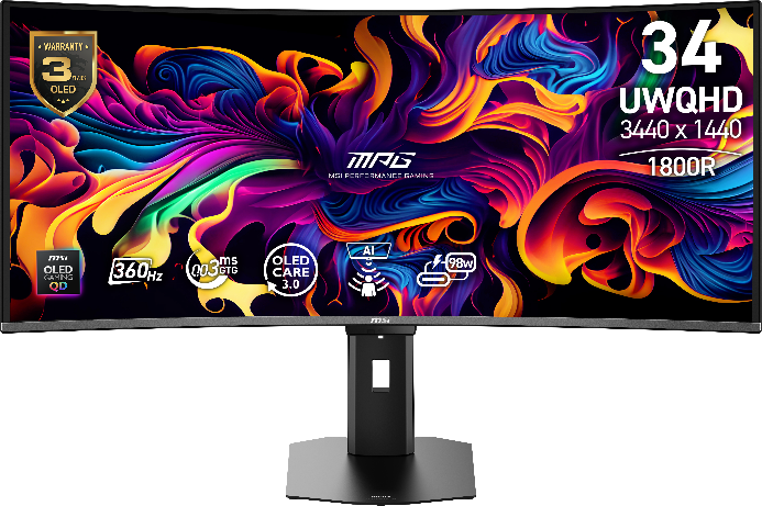 MSI MPG 341CQR QD-OLED X36