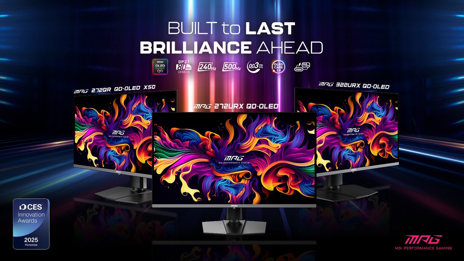 MSI CES 2025 Gaming Monitors