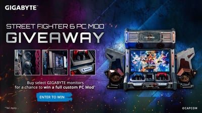 In The News:&nbsp;Win an Exclusive Gigabyte Street Fighter 6 Custom-Built PC Mod With Purchase of Select Gigabyte Monitors