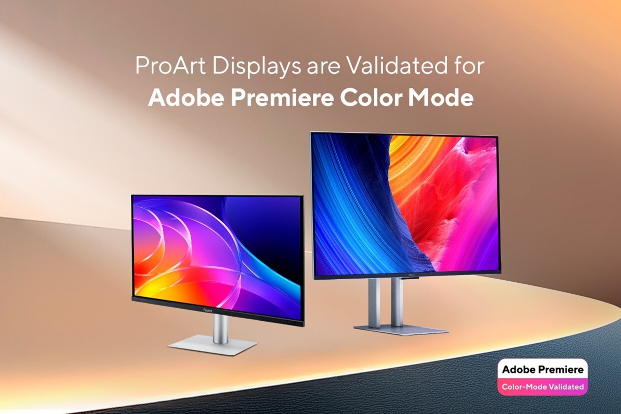 ASUS ProArt x Adobe Premiere Colour Mode