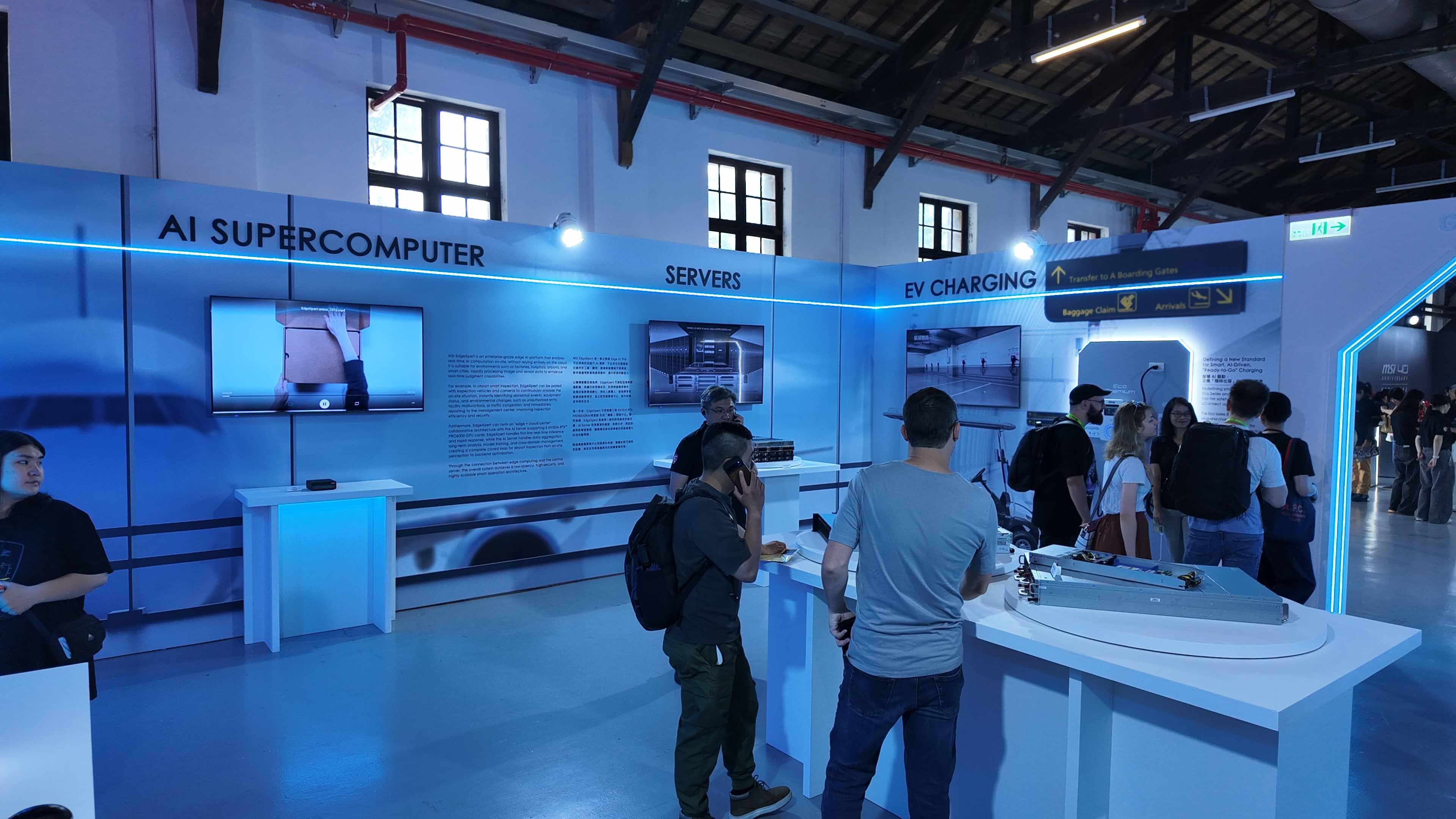 MSI 40th Anniversary Exhibition AI Lab (2)