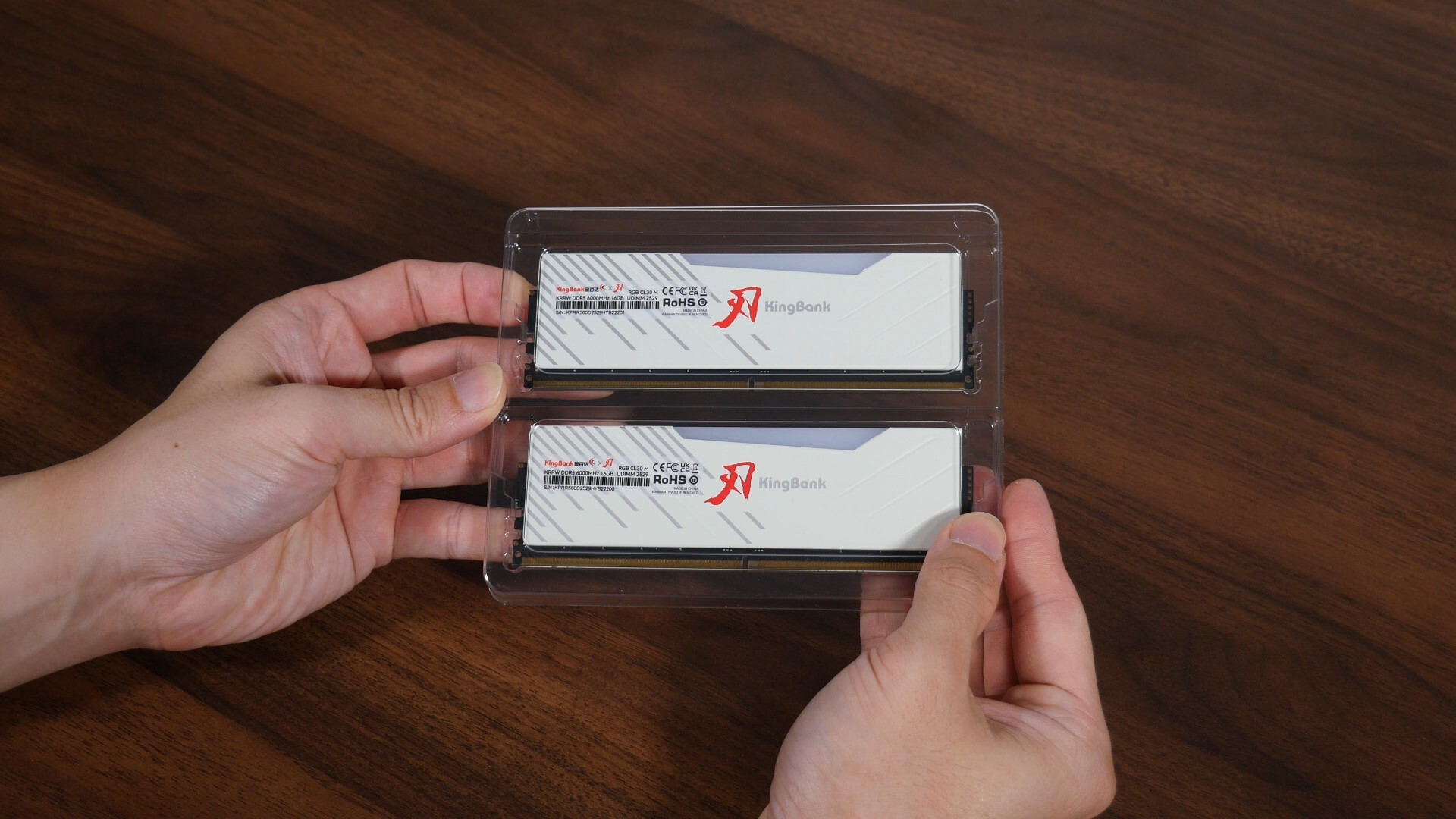 KingBank DDR5 SoarBlade RGB Packaging (Contents)
