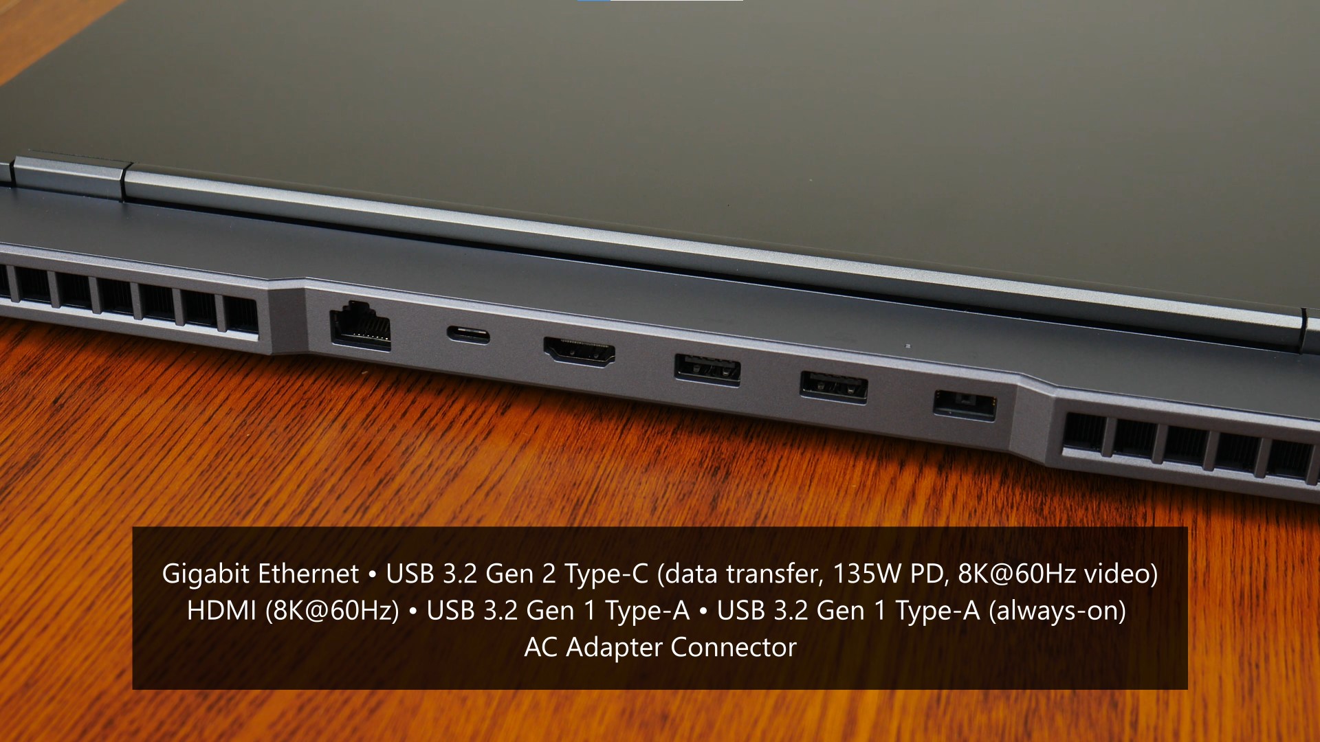 2022 Lenovo Legion 5 Gen 7 Gaming Laptop Rear IO (2)