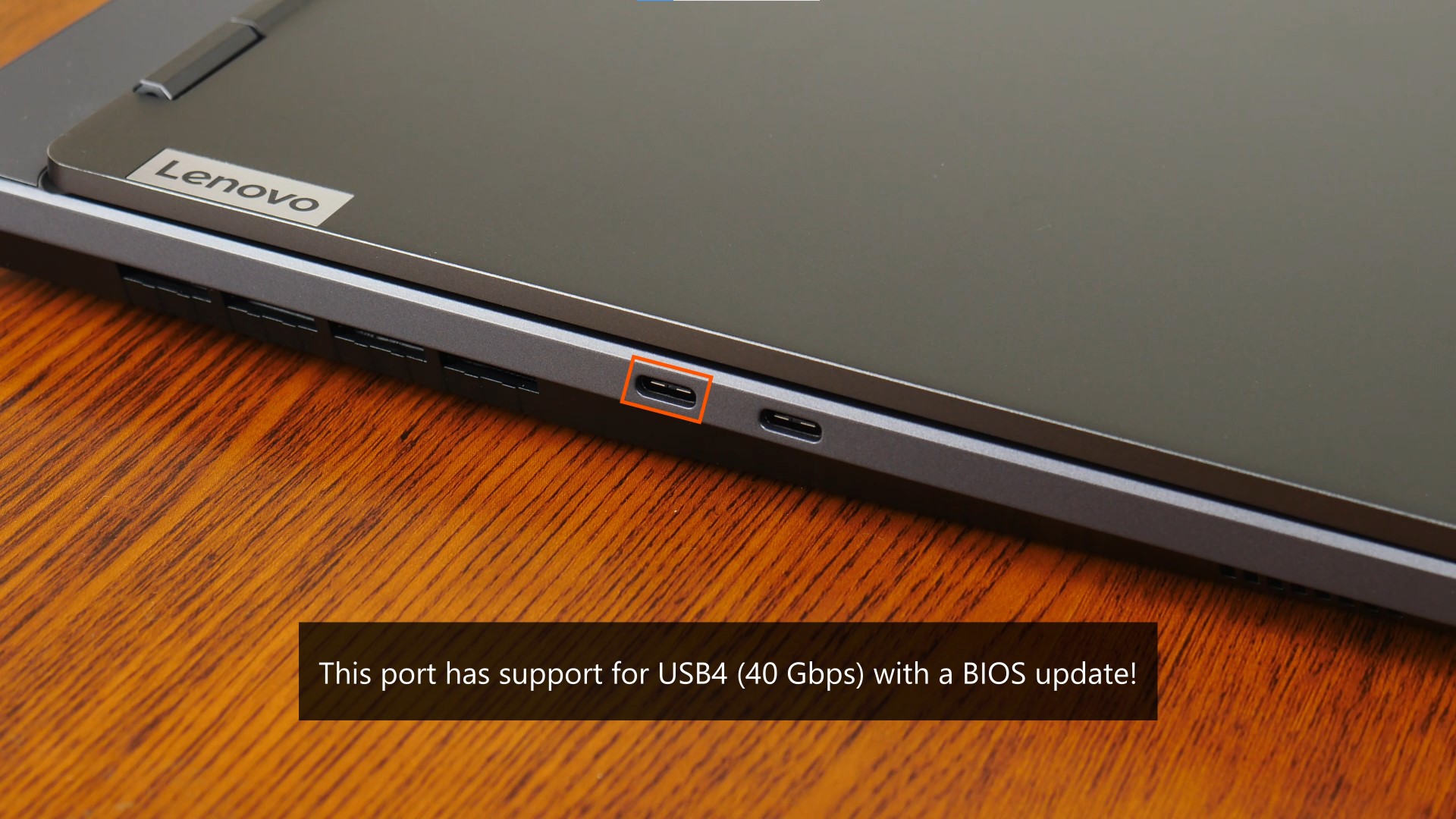 2022 Lenovo Legion 5 Gen 7 Gaming Laptop USB4 Port