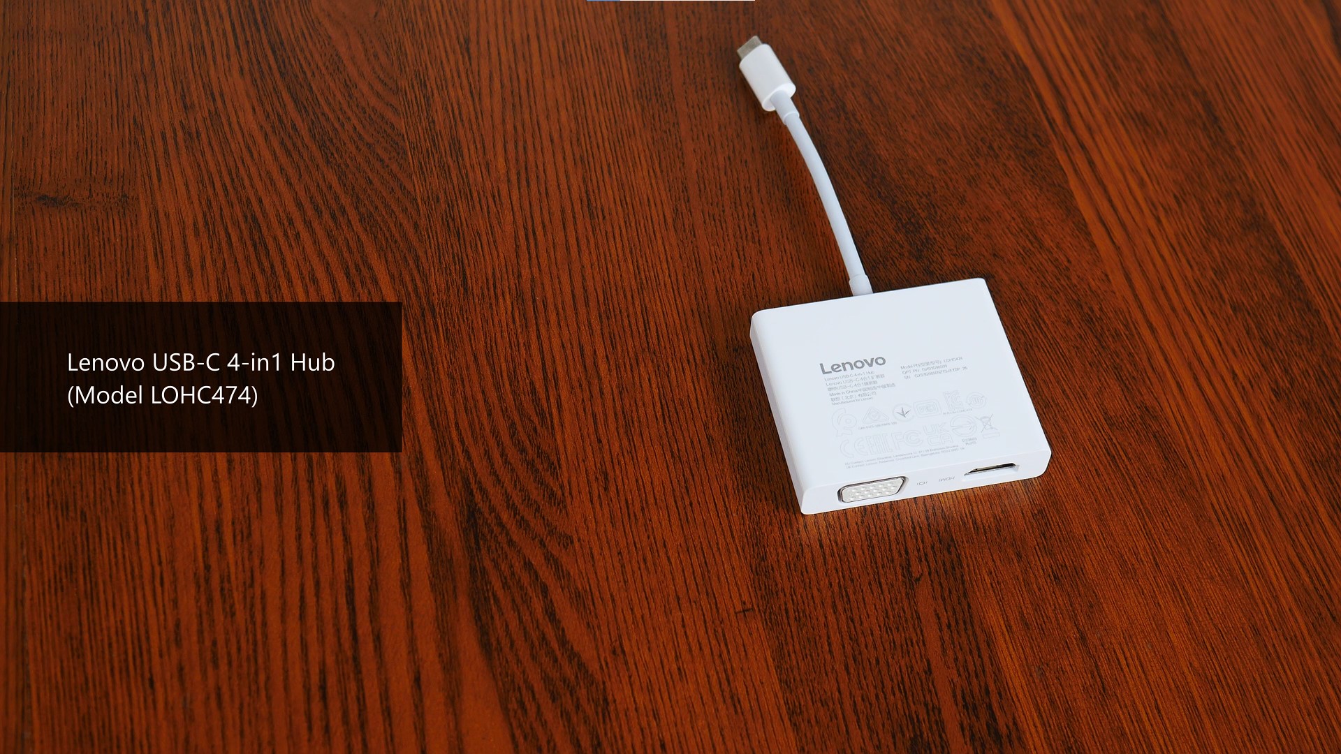 Lenovo Yoga Slim 7i Carbon 13IAP7 USB-C 4-in-1 Hub