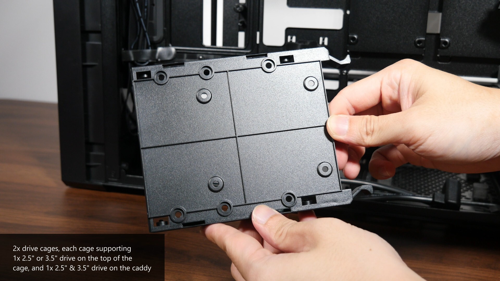 Lian Li LANCOOL 217 INF Bottom Mounted Drive Cage Caddy Tray