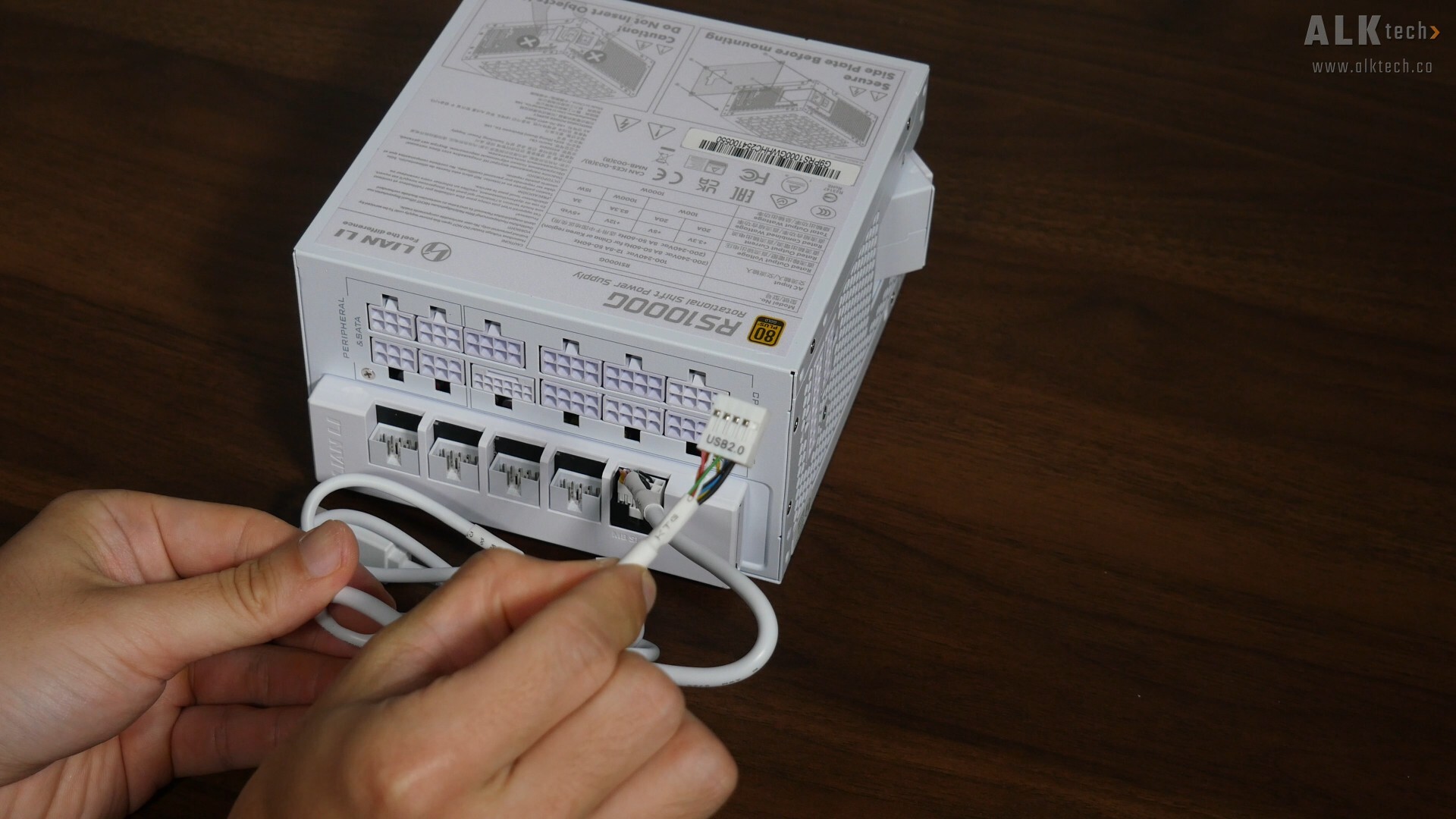 Lian Li RS1000G RS Hub USB Header Connection