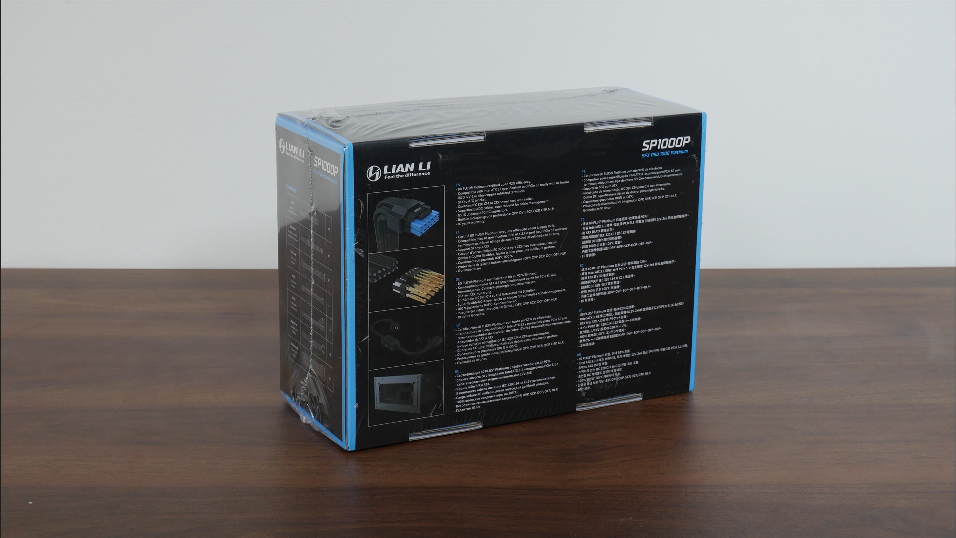 Lian Li SP1000P Packaging (Rear)