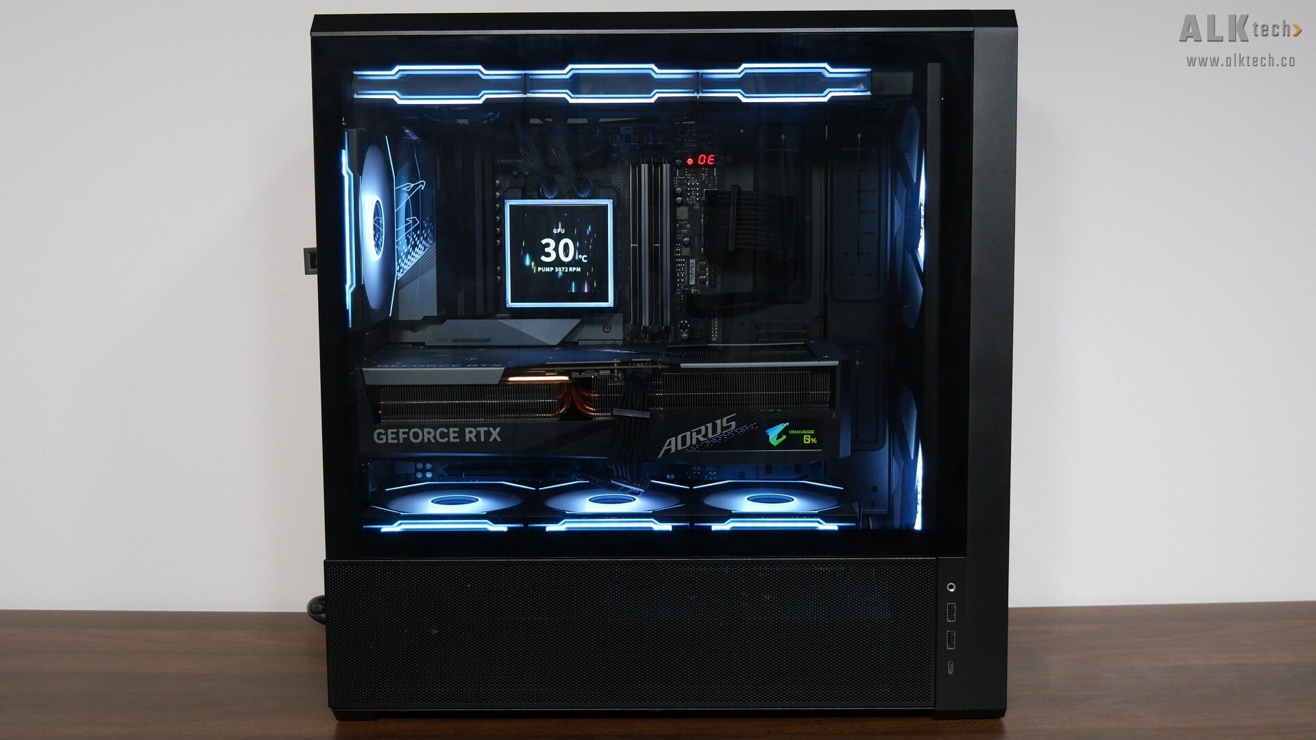 Lian Li Uni Fan SL-Inf Wireless 140 Demo Build Aesthetics (7)