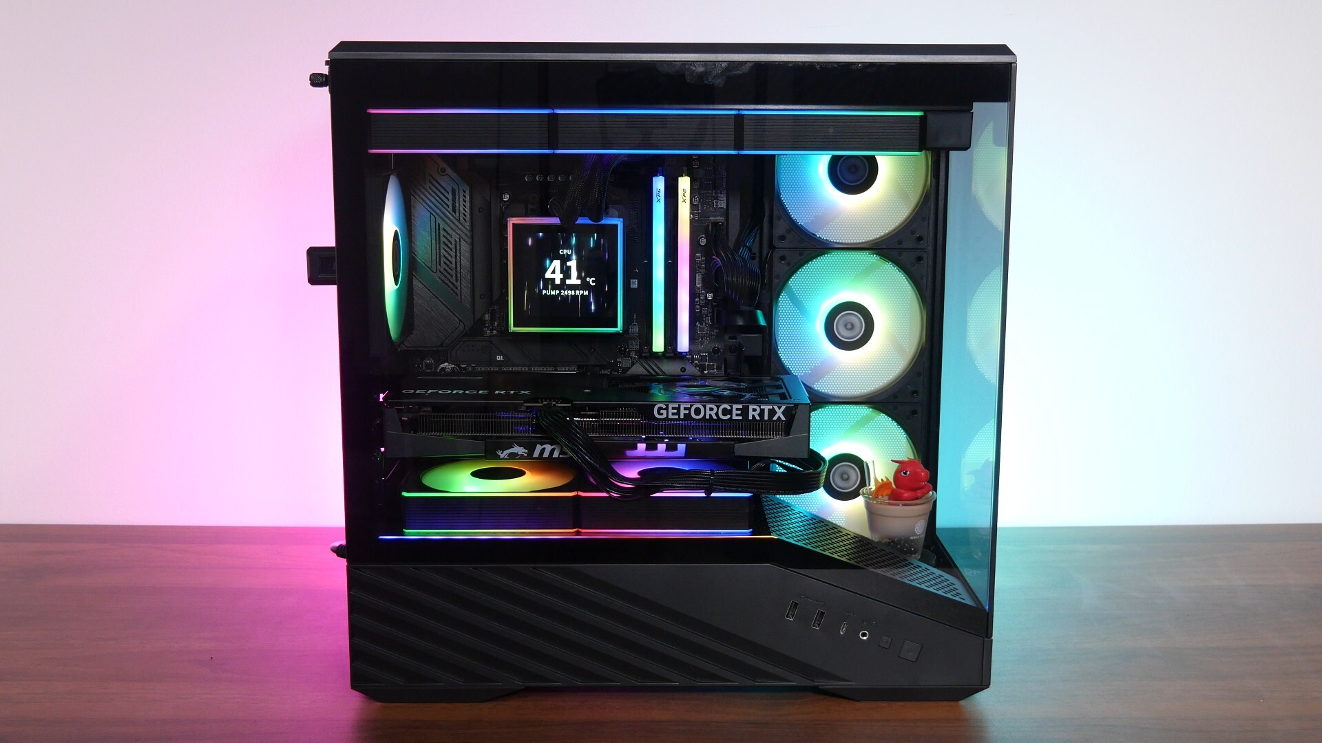 Lian Li Vector V100 Mini Completed Demo Build Aesthetics (3)