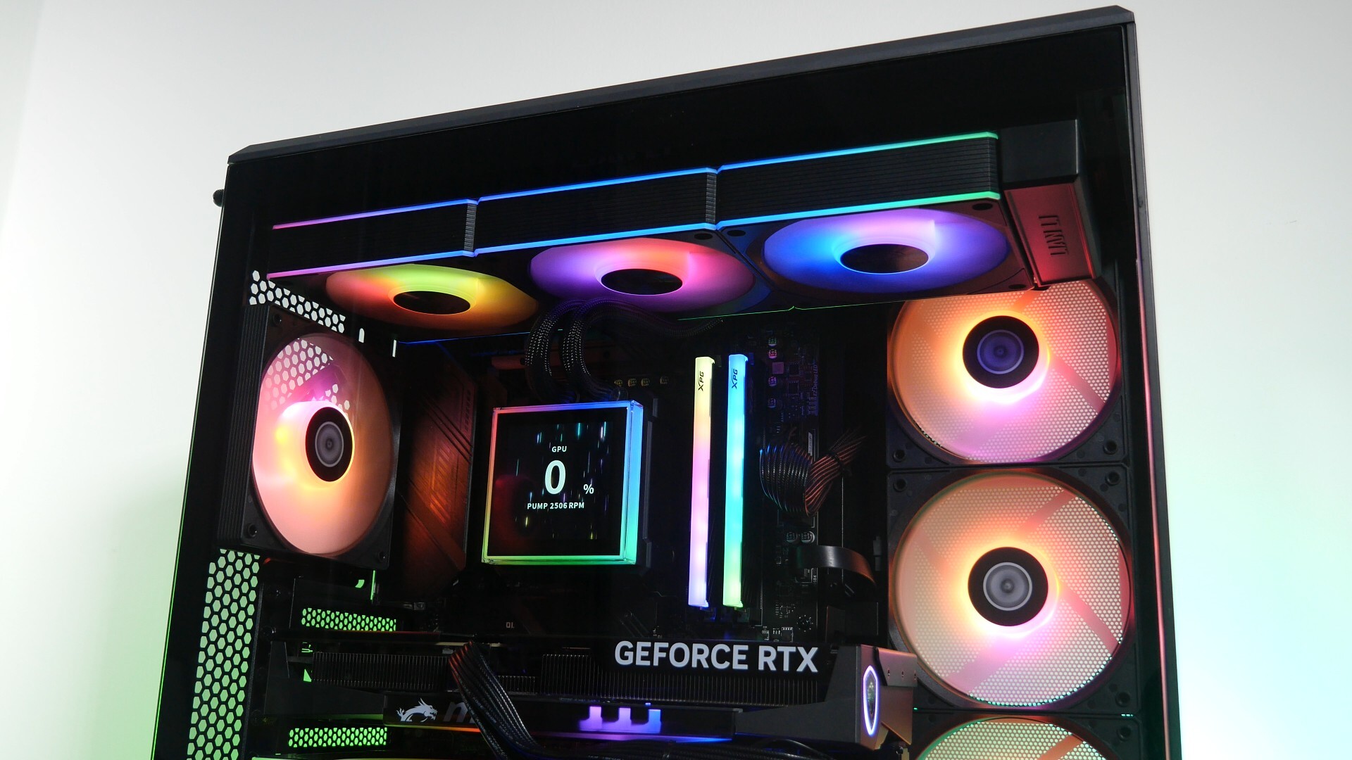 Lian Li Vector V100 Mini Completed Demo Build Aesthetics (4)