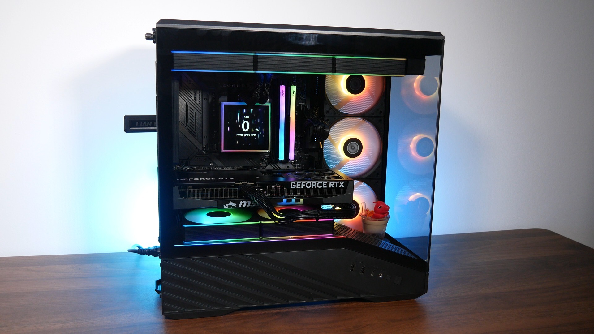 Lian Li Vector V100 Mini Completed Demo Build Aesthetics (6)