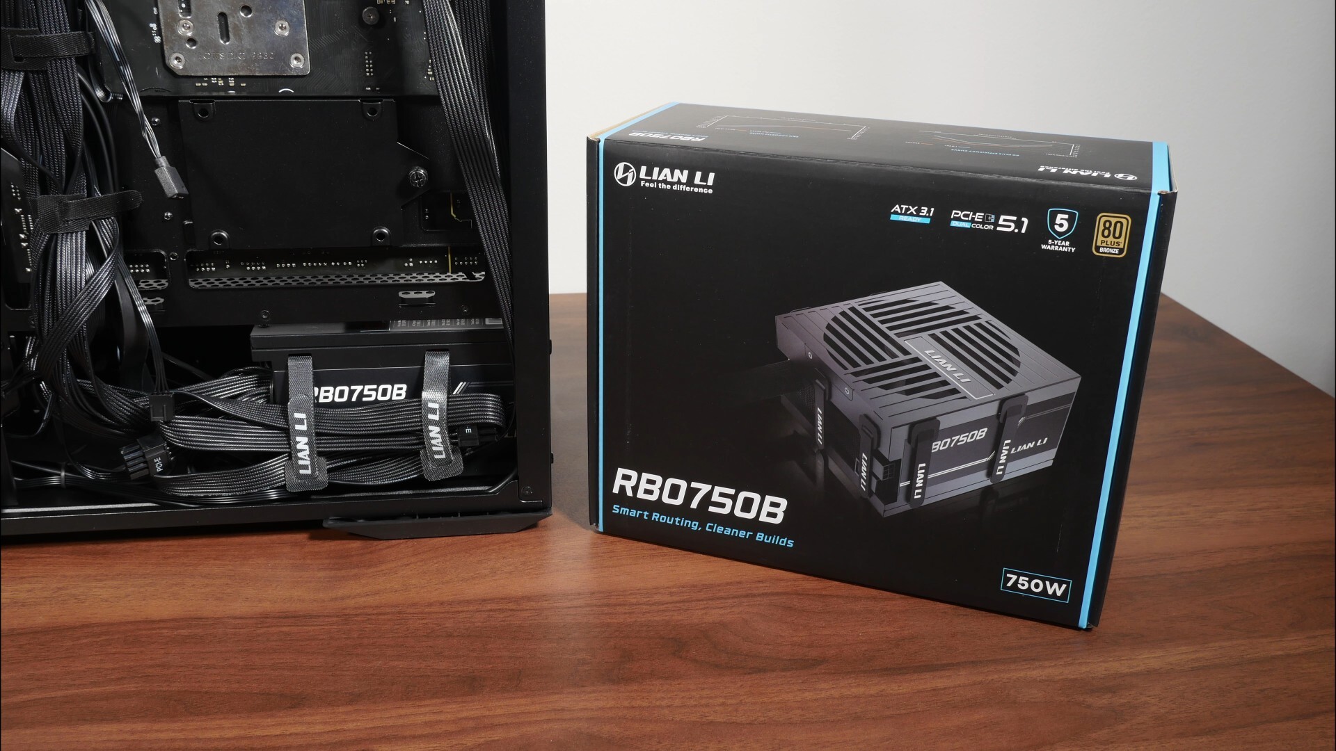 Lian Li Vector V100 Mini PSU Installation (2)