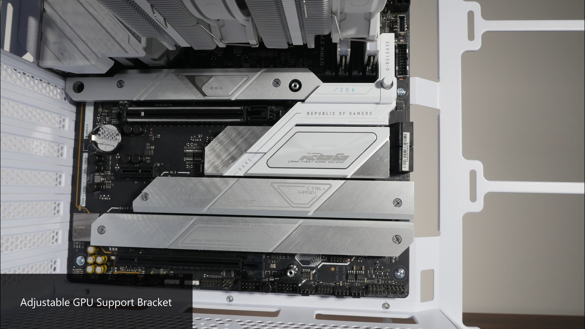 Lian Li Vector V100 GPU Support Bracket Mounting Posts