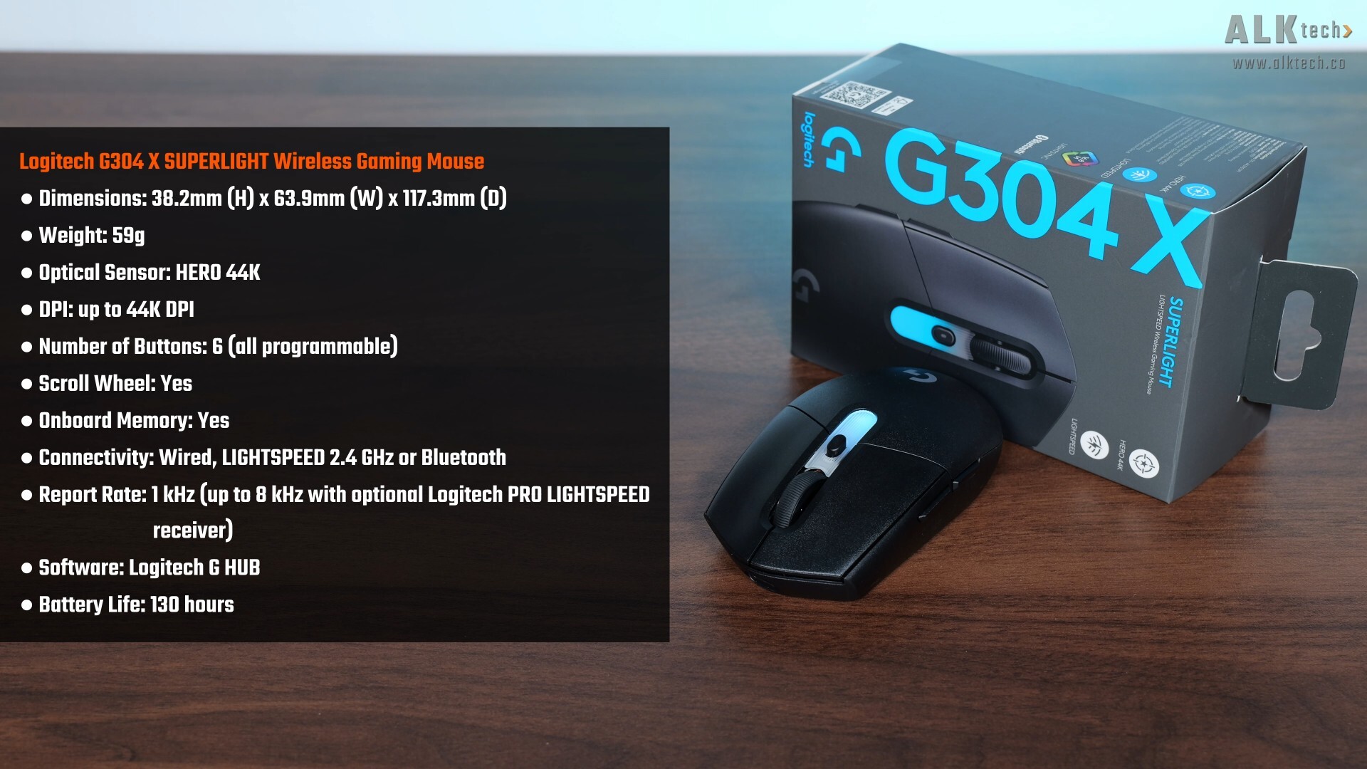 Logitech G304 X SUPERLIGHT Specifications