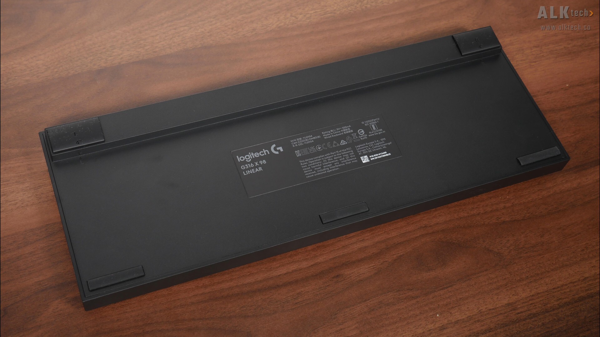Logitech G316 X 98 Aesthetics (Rear)