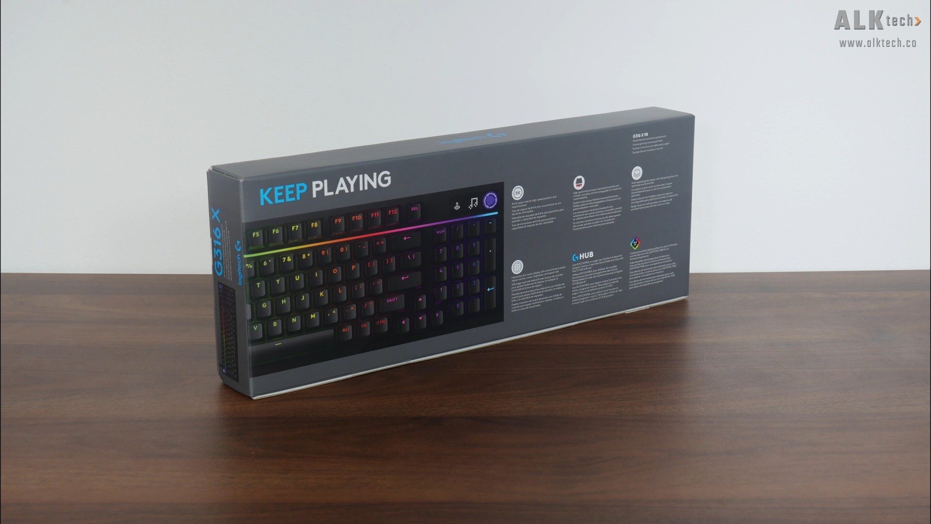 Logitech G316 X 98 Packaging (Rear)